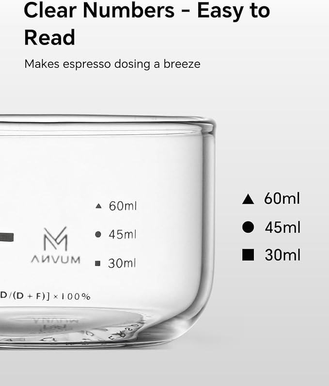 Espresso Shot Glass Measuring Cup, Handleless Compact Design - Image 7