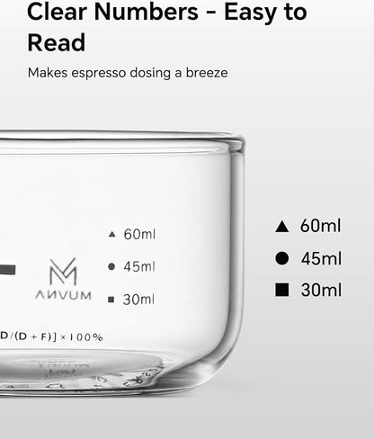 Espresso Shot Glass Measuring Cup, Handleless Compact Design - Image 7