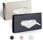 Car Tissue Holder, 2 Pack Sun Visor Napkin Holder, Premium PU Leather, Car Mask by Langmeil