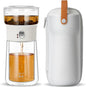ZENS Modern Glass Infuser Pot, One Touch Tea Maker by ZENSLIFESTYLE