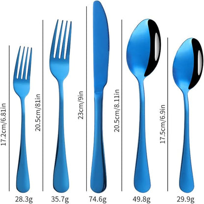Stainless Steel Customized Flatware Set, Engraving Name Knife Forks Spoon - Image 2
