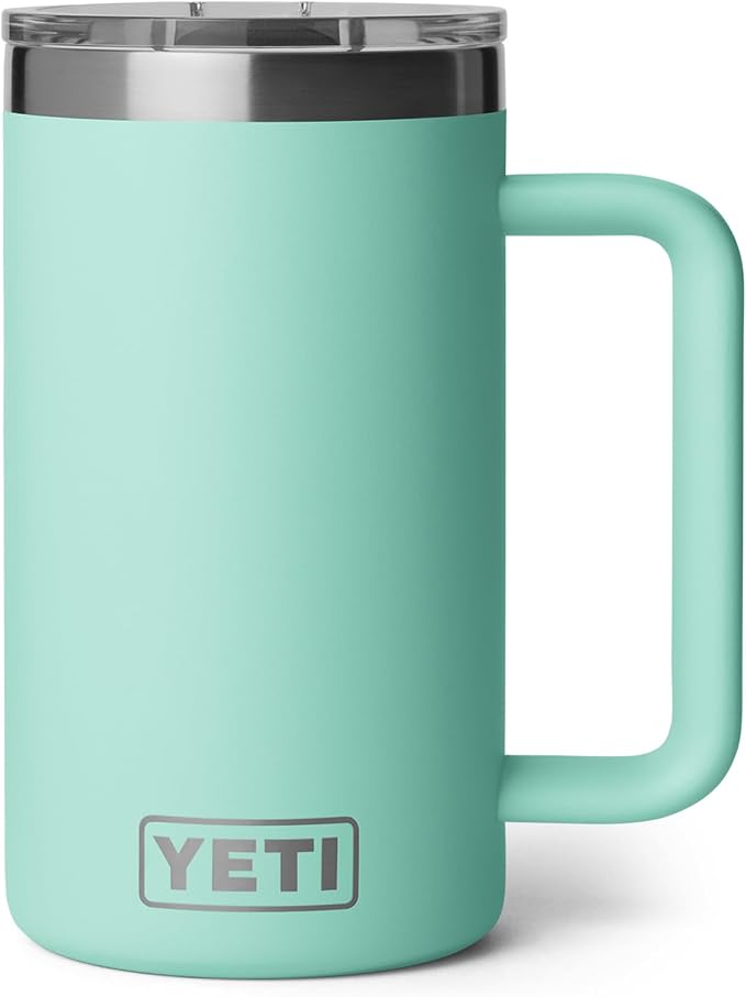 YETI Rambler 24 oz Ceramic Lined Stackable Mug 2.0, Vacuum Insulated, Stainless by YETI