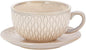 Coffeezone Vintage Design 12 oz Ceramic Latte Art Cappuccino Barista Cup by Coffeezone