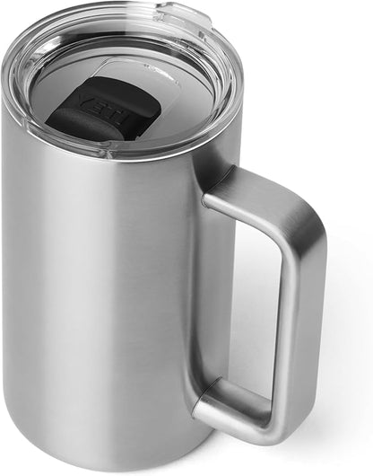 YETI Rambler 24 oz Ceramic Lined Stackable Mug 2.0, Vacuum Insulated, Stainless - Image 2