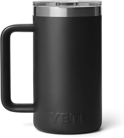 YETI Rambler 24 oz Ceramic Lined Stackable Mug 2.0, Vacuum Insulated, Stainless - Image 3