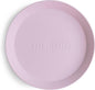 mushie Round Dinnerware Plates for Kids | Made in Denmark, Set of 2 (Soft Lilac)
