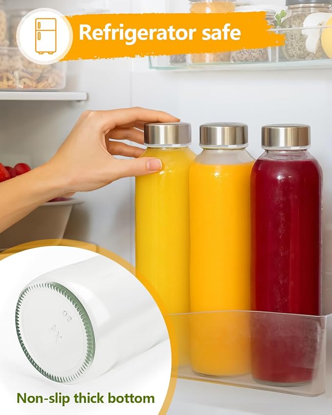 Zukro Clear Glass Water Bottles - Image 6