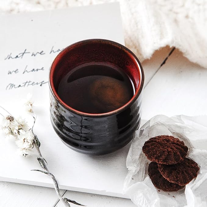 6.8 oz Ceramic Coffee & Tea Cups, Espresso Cups - Image 4