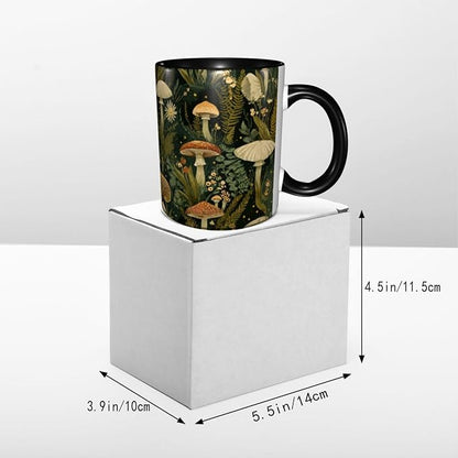 Yrebyou Mushroom Coffee Mug 11oz Ceramic Cup - Image 5