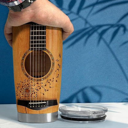 SANDJEST Guitar Tumbler Cup 20oz Insulated Stainless Steel Tumblers Coffee - Image 5