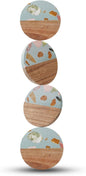 Drink Acacia Wood-Marble Coasters Set of 4, Cup Coaster by Unknown