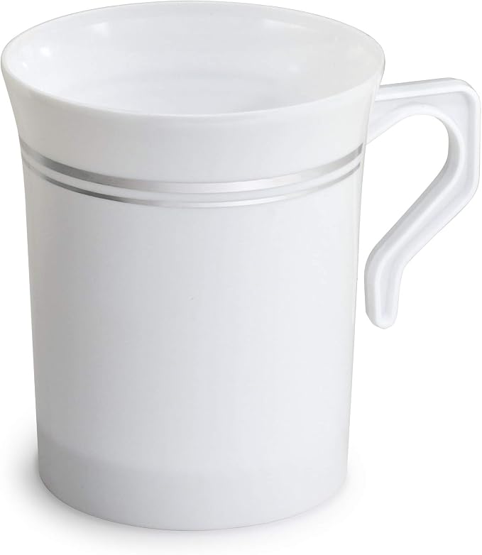 OCCASIONS 40 Pack Disposable Tea Cups 8oz by OCCASIONSFINESTPLASTICTABLEWARE
