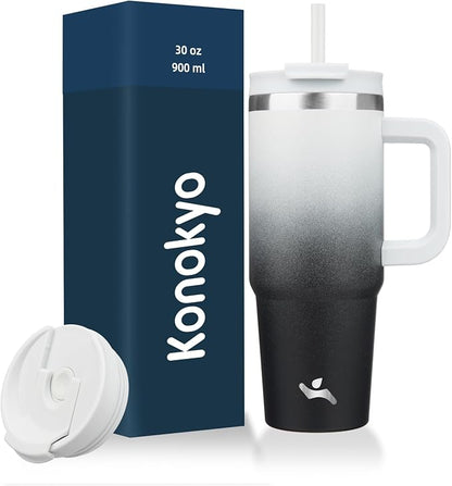 Konokyo 30 oz Insulated Tumbler Water Bottle by Konokyo