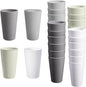 24 Pcs Unbreakable Plastic Cups Set, 20 oz Reusable Plastic Cups, Stackable by StayHealthyStayHappy