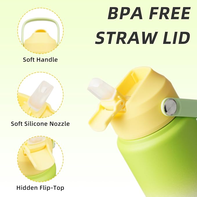 BJPKPK 24oz Insulated Water Bottle, Stainless Steel Bottle - Image 2