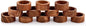 Handmade Wooden Napkin Ring Made by Artisan Beautifully Crafted and Designed in India (,Set of 12 BL)