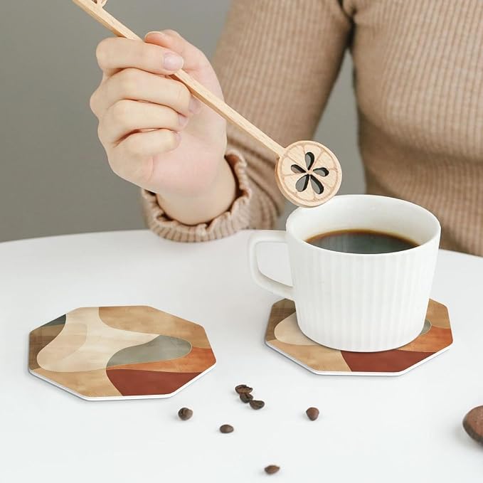 Minimal Abstract Shapes Print Coasters - Image 6