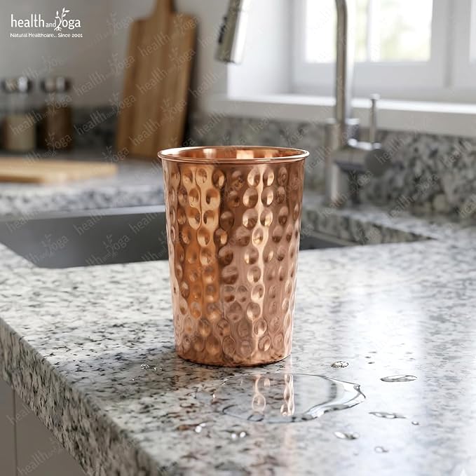 HealthAndYoga™ qCup Pure Copper Tumblers - Image 9