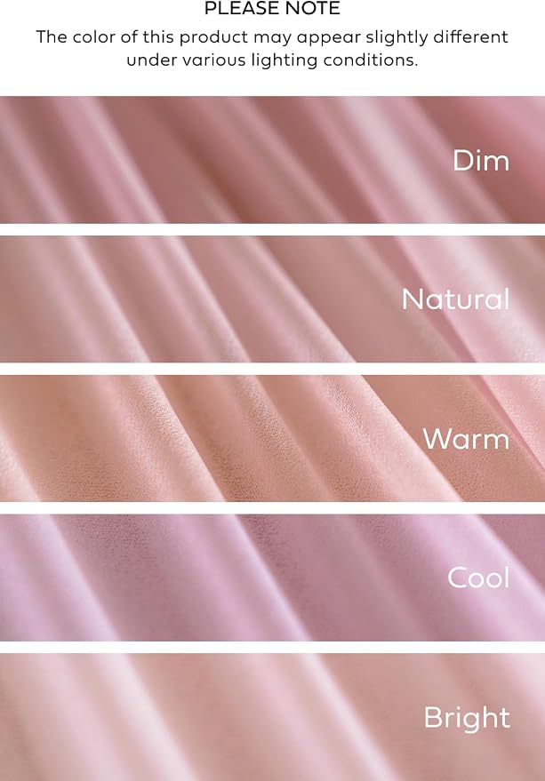 Ling's Moment 14Ft Dusty Rose Table Runner, Wedding Chiffon Table Runners | - Image 9