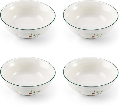 Pfaltzgraff Winterberry Set of 4 Soup Cereal Bowls, 12 Ounce - Image 2