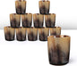 Handicrafts Home Viking Horn Shot Glasses Set of 12, Rustic Viking Drinkware by HandicraftsHome