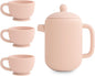 mushie Silicone Baby Tea Play Set | 4 Pieces Kitchen Play Toys by mushie