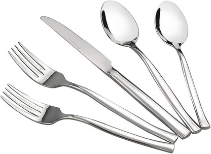 Idomy 40-Piece Stainless Steel Flatware Set, Service for 8