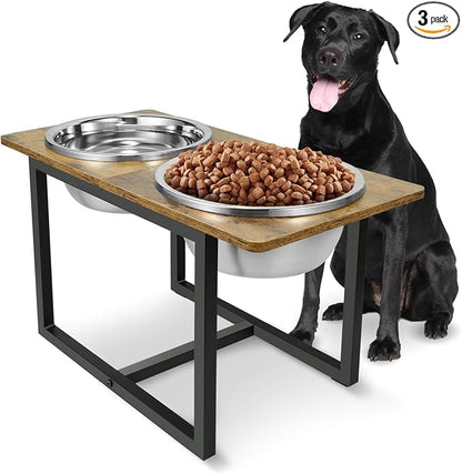 Elevated Dog Bowls for Large Dogs, Raised Dog Bowl Stand by Spacnom