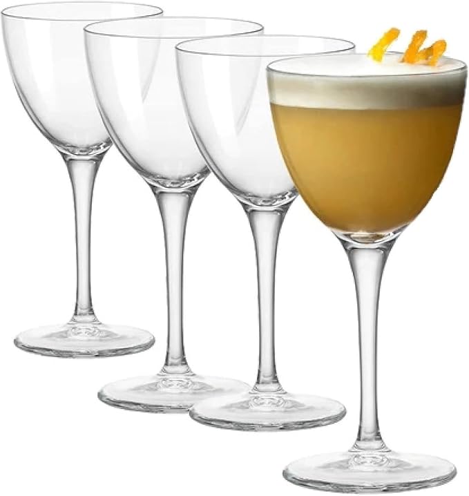 Bormioli Rocco Bartender Novecento 5.25 oz. Nick & Nora Cocktail Glasses by Bormioli+Rocco