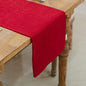 Soft Caddice Faux Linen Table Runner 2 Side by NATUS+WEAVER