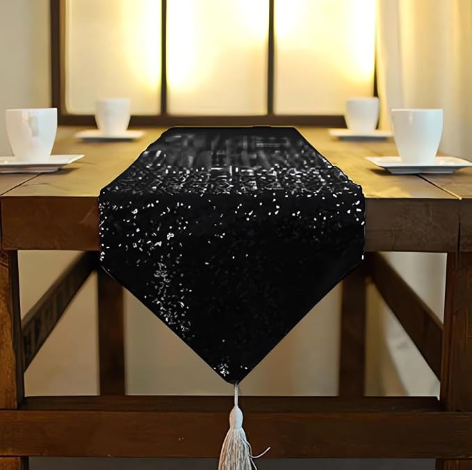 ShinyBeauty 72 Inch Sequin Table Runner by ShinyBeauty