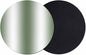 Ombre Sage Green Coasters Set of 2, Modern Minimalist Geometric Gradient by PIEPLE