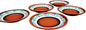 Cactus Canyon Ceramics Spanish Terracotta 5-Piece Small Tapa Plate Set, White…