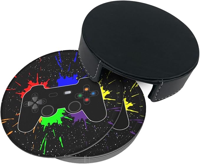 Game Joystick Gamer Cool Splash Coasters - Image 9
