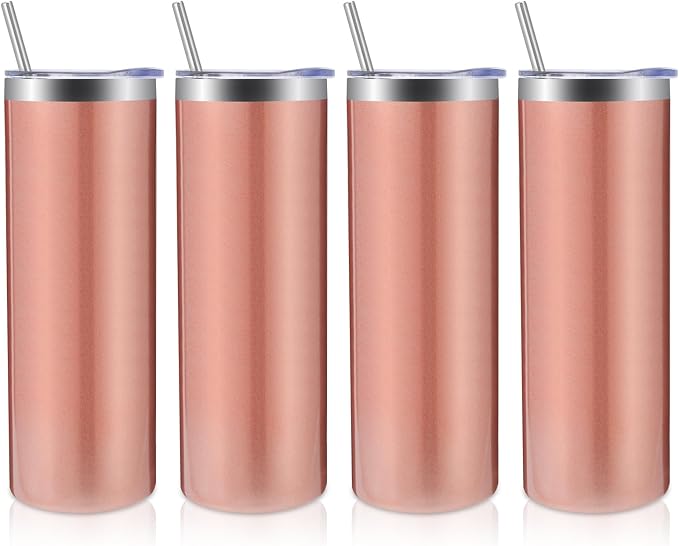 Volhoply 4 Pack Skinny Tumblers by LiveFully%EF%BC%8CDrinkFreely%E2%80%94KeepGoingwithVolhoply%EF%BC%81