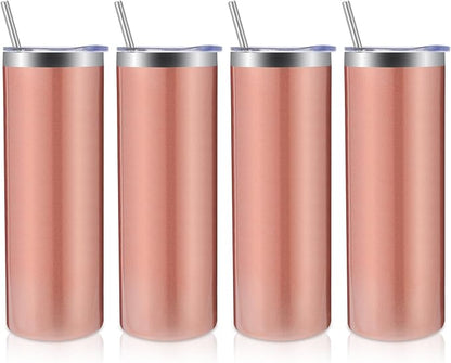 Volhoply 4 Pack Skinny Tumblers by LiveFully%EF%BC%8CDrinkFreely%E2%80%94KeepGoingwithVolhoply%EF%BC%81