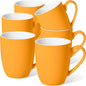 Urbanstrive 16 oz Large Coffee Mugs Set of 6 Ceramic Coffee Mug White Coffee by Urbanstrive