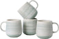 Coffee Mugs Set of 4, 12oz Stoneware Coffee Cups by ALOFMO