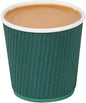 4 oz Forest Green Paper Coffee Cup by Restaurantware