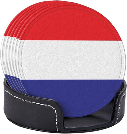 Netherlands Flag Coasters for Drinks - Image 8