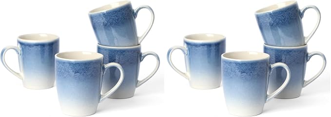 famiware Coffee Mugs Set, 13 oz Mug Set of 4, Stoneware Cups by Famiware