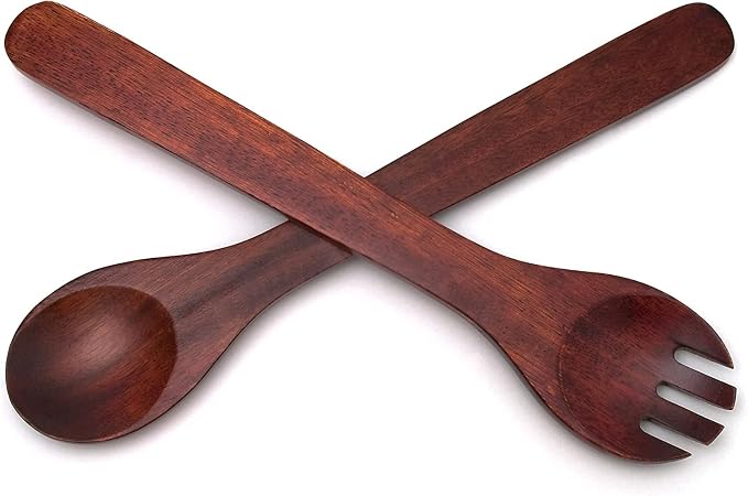 Lipper International Cherry Finished Salad Servers, One Pair by LipperInternational