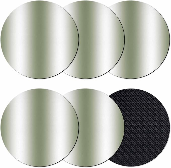 Ombre Seaweed Green Coasters Set of 6, Modern Minimalist Geometric Gradient by PIEPLE