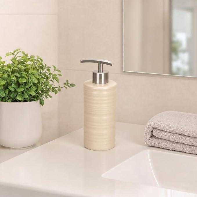 Kleine Wolke Sahara Elegant Stoneware Soap Dispenser - Image 4