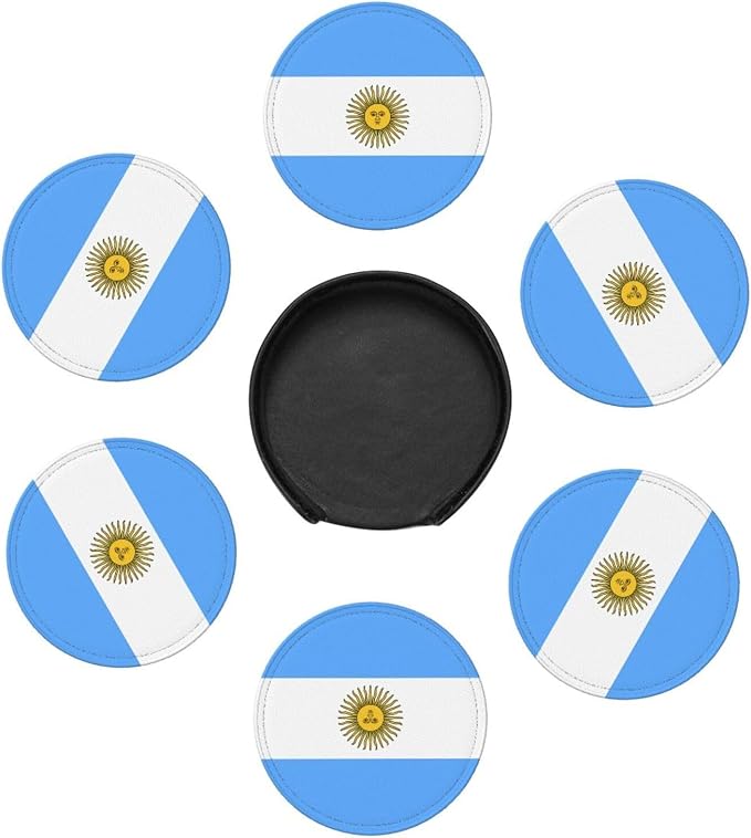 Argentina Flag Coasters for Drinks - Image 7