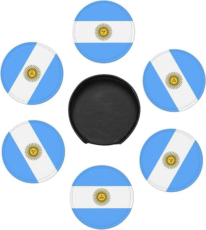 Argentina Flag Coasters for Drinks - Image 7