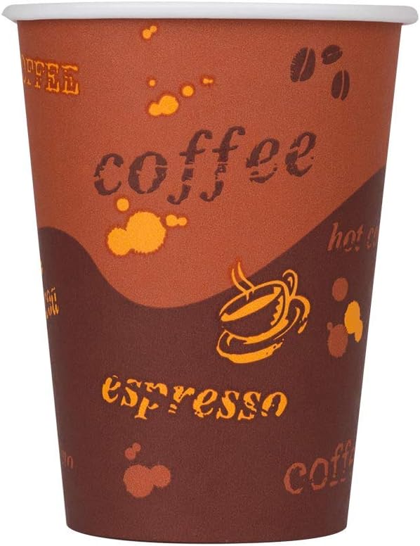 Karat 12 oz Paper Hot Coffee Cups Disposable, Leak-Resistant Double Poly-Lined by Karat