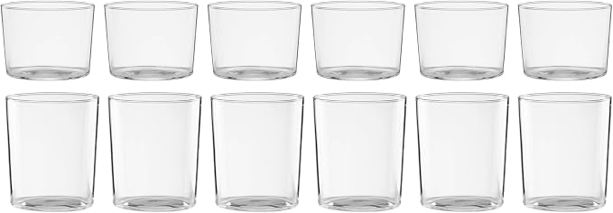 Oneida 895977 Stackables Clear Short & Tall Glasses by Oneida