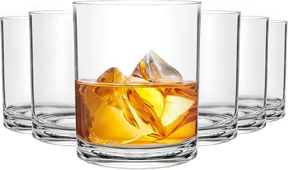 12 Oz Plastic Whiskey Glasses Set of 6 – Unbreakable Old Fashioned Cocktail Cups by R%C3%89%CE%91LW%C3%81Y