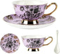 Bone China Tea Cup and Saucer Set by STAREARTH